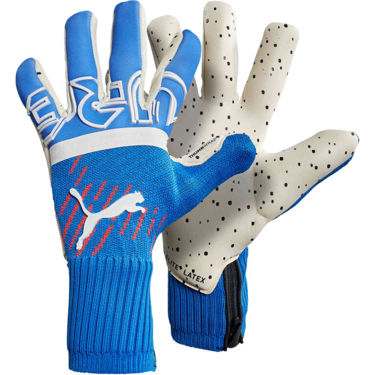 Puma Future Ultimate Grip 1 Negative Cut Goalkeeper Gloves - Electric ...