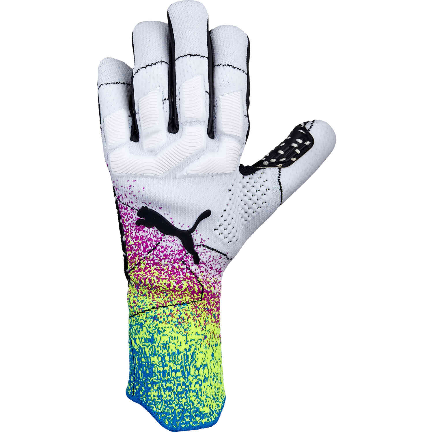 PUMA FUTURE Z Grip 1 Negative Cut Goalkeeper Gloves - White & Black ...