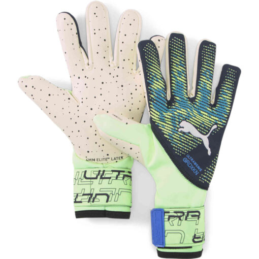 PUMA Ultra Ultimate Negative Cut Goalkeeper Gloves - Fizzy Light & Parisian Night
