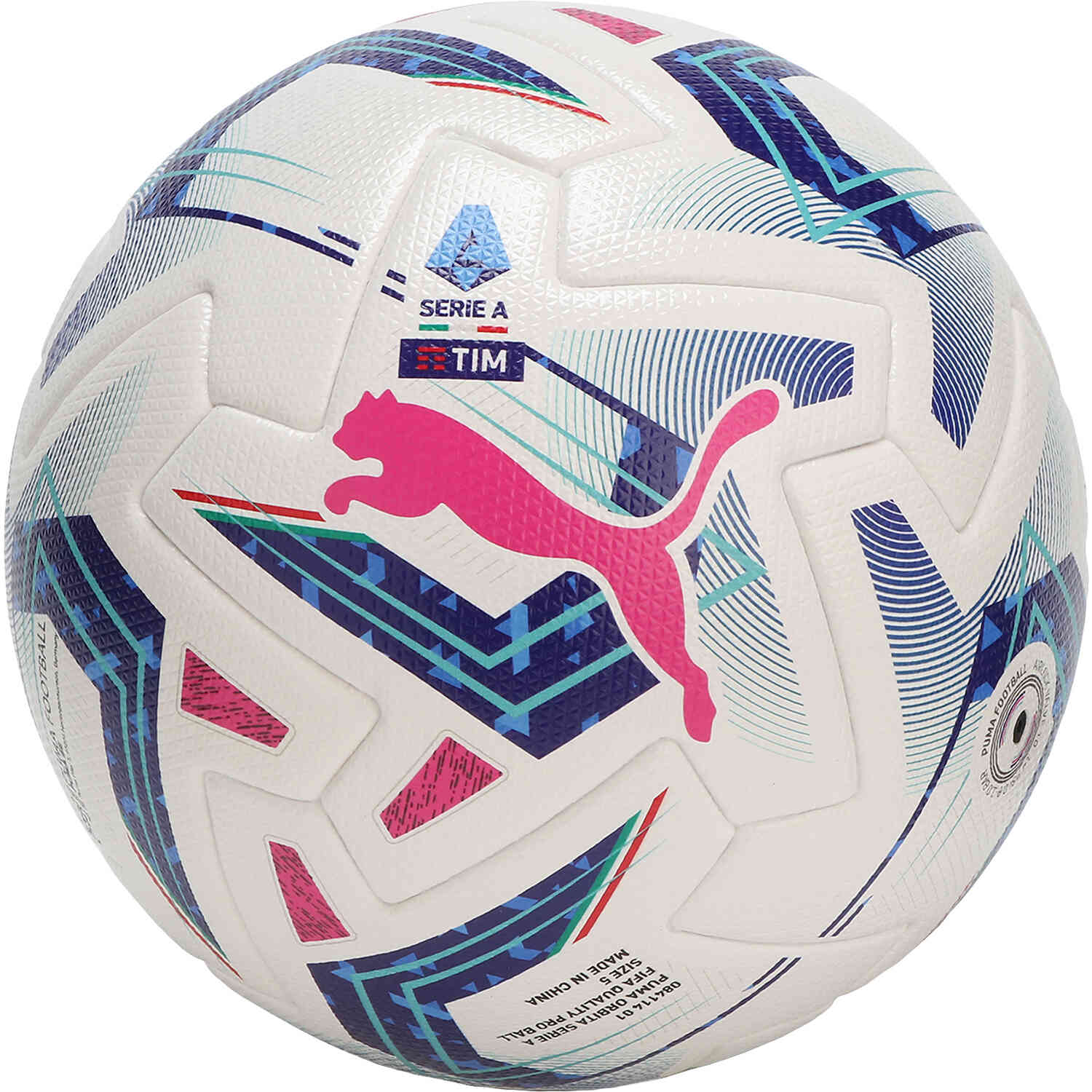 Bola de Futebol Puma Serie A Orbita (FIFA Quality) 2022-2023 White-Blue  Glimmer-Sunset Glow - Fútbol Emotion