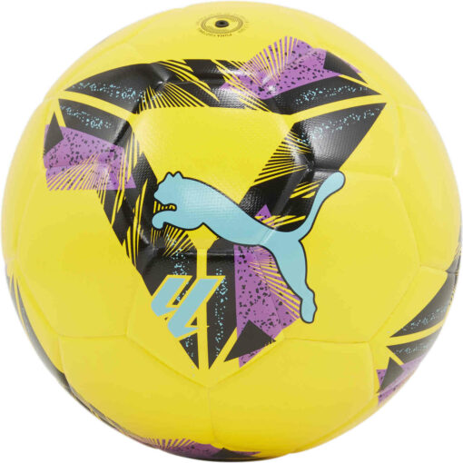 Puma Orbita Club Ball Club Soccer Ball - Fluo Yellow & Multicolor - Image 2