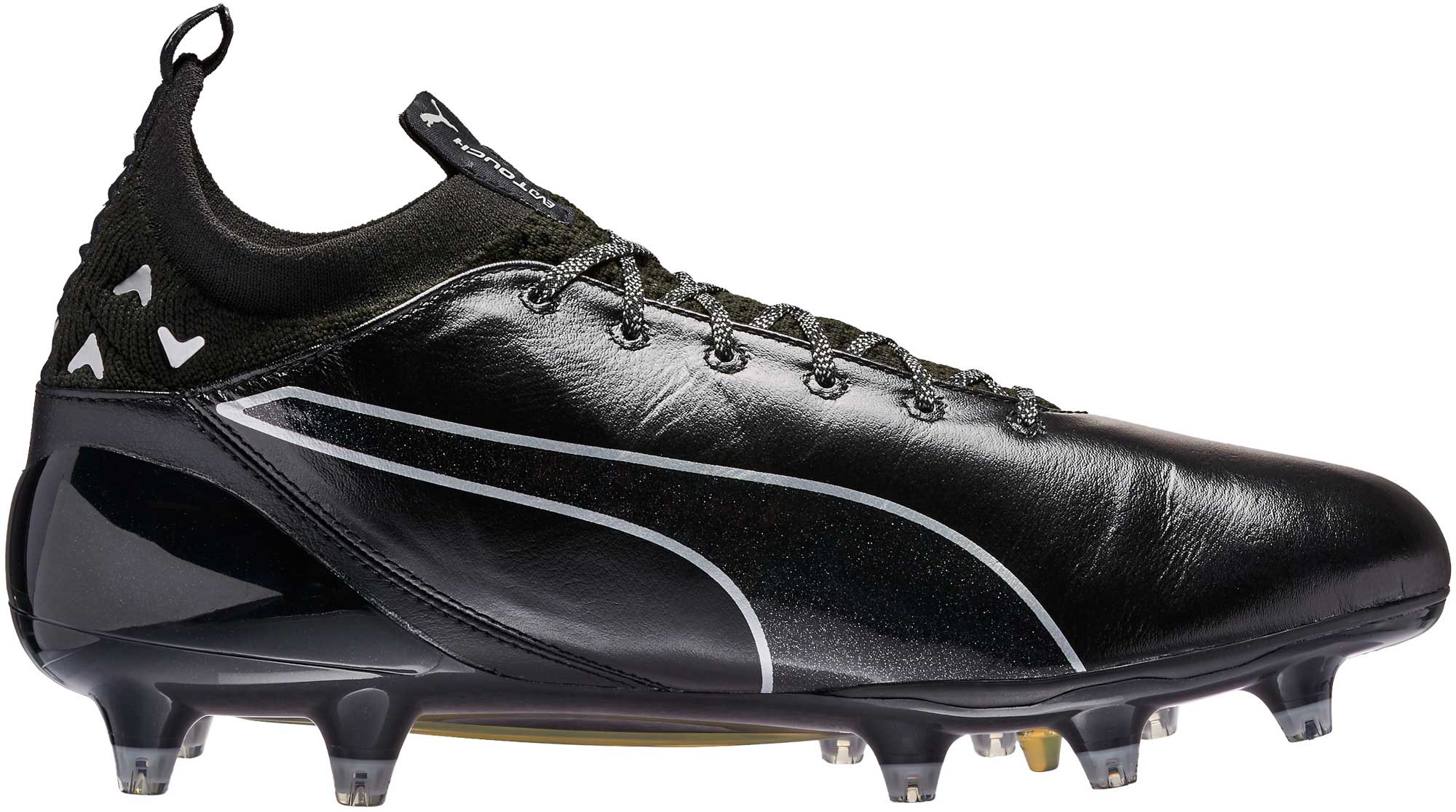 puma soccer cleats black