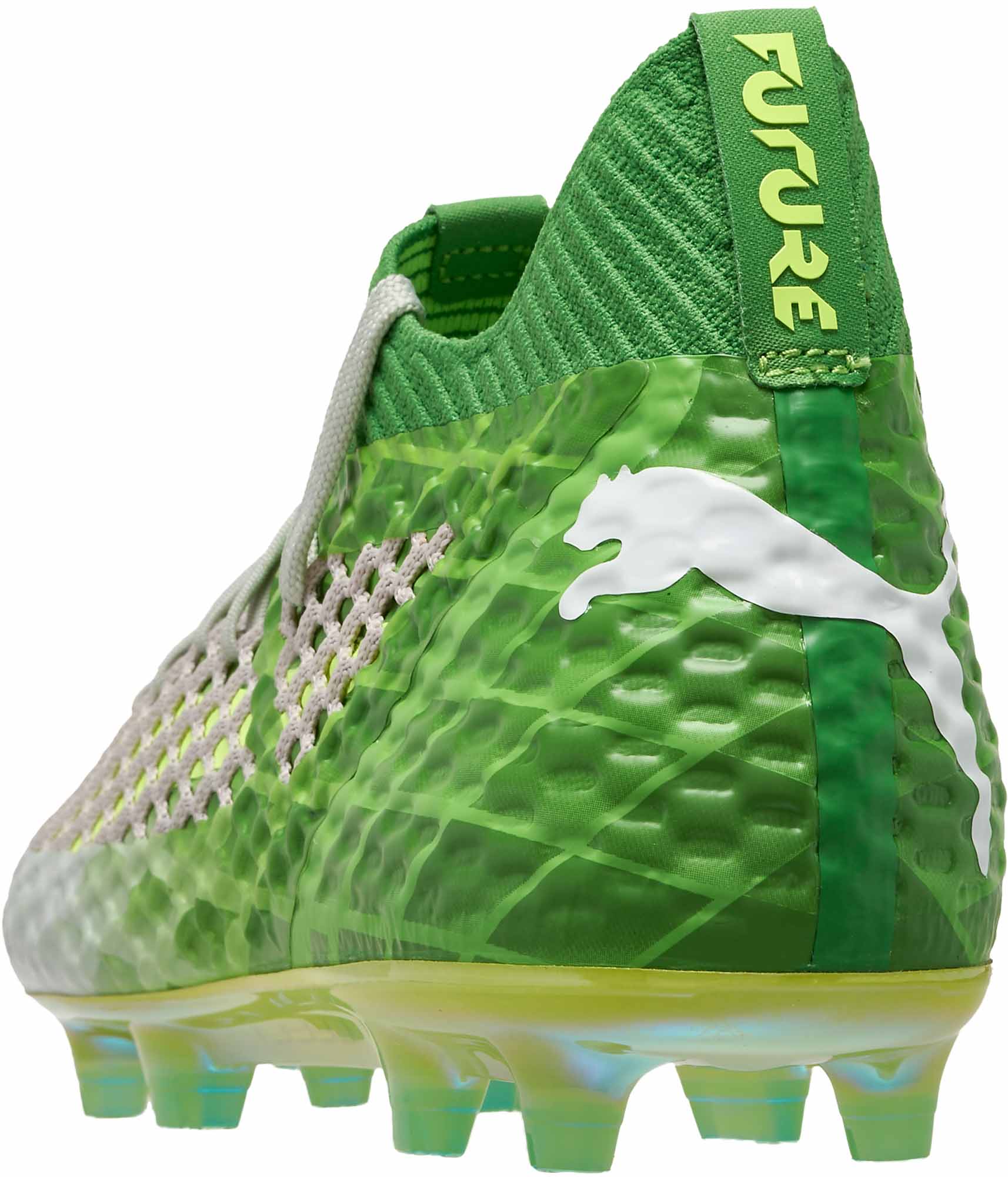 Puma Future 18 1 Netfit Fg On Off Green Gecko White Soccer