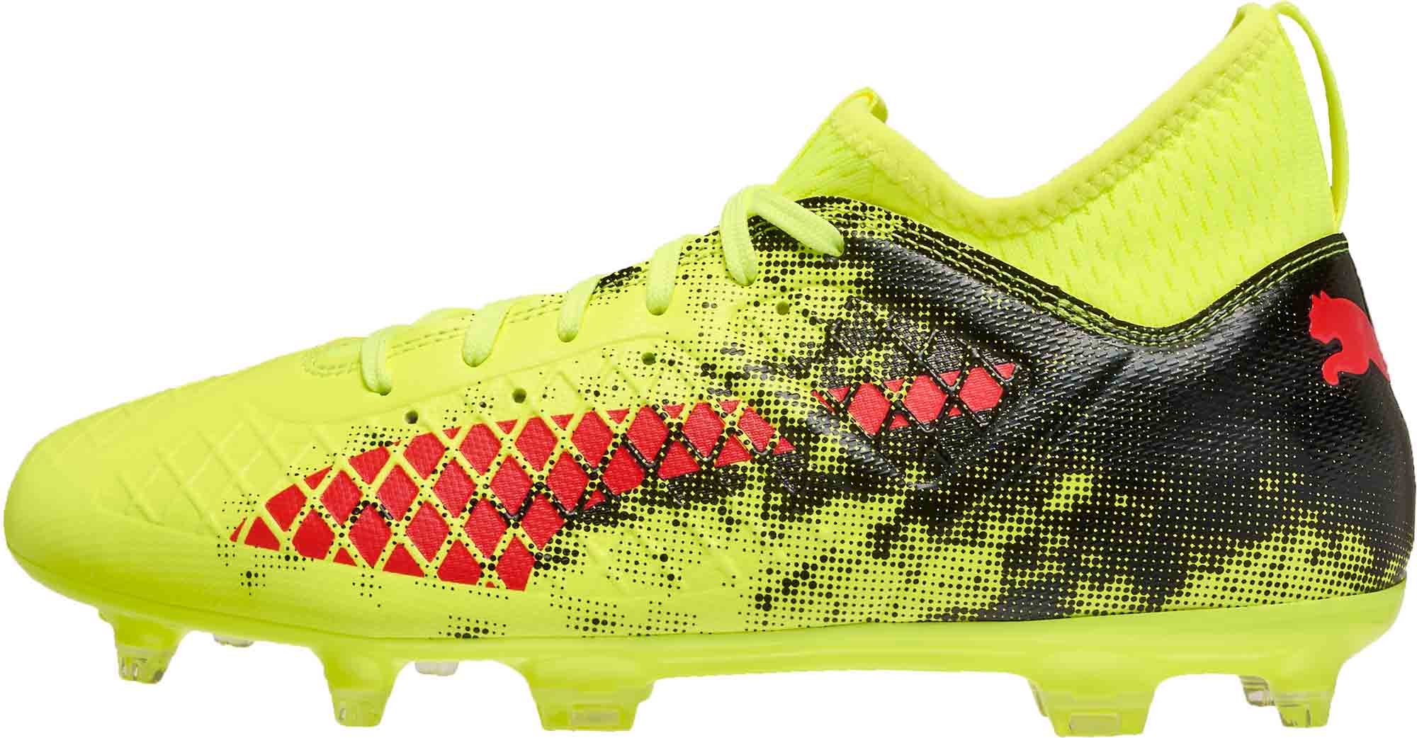 Puma Future 18 3 Fg Fizzy Yellow Red Blast Soccer Master