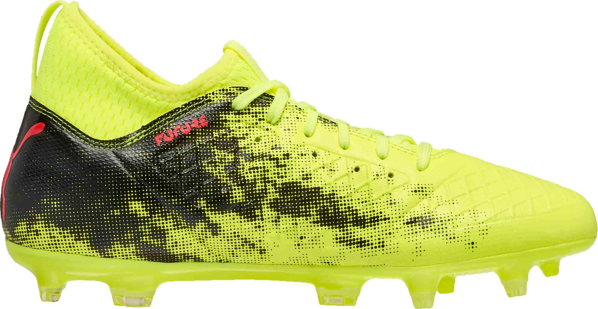 Puma Future 18 3 Fg Fizzy Yellow Red Blast Soccer Master