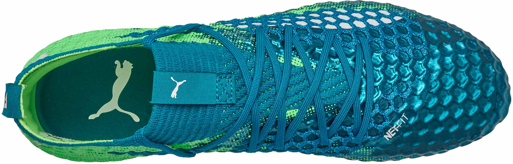 Puma Future 18.1 Netfit FG Deep Lagoon White Soccer Master