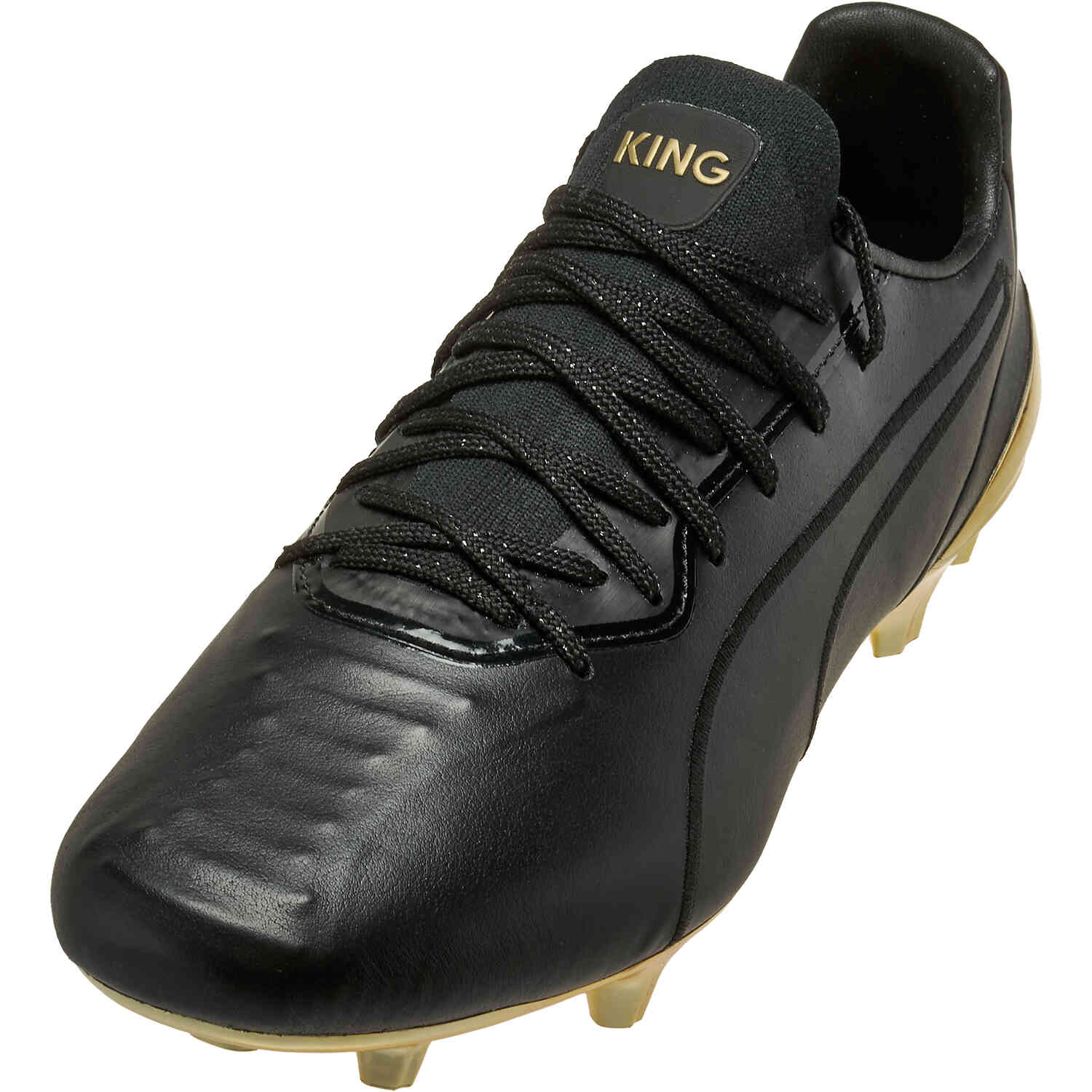 Puma King Platinum FG Puma Black Puma Team Gold Soccer