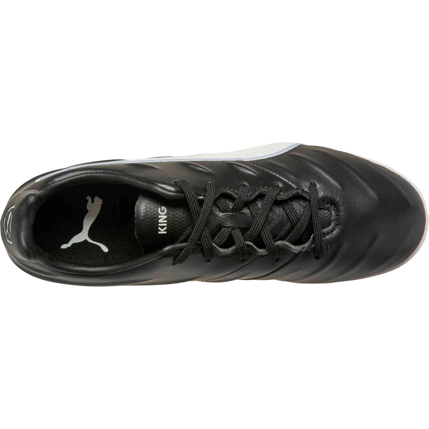 PUMA King Pro 21 IC Indoor Soccer Shoes Black White Soccer Master