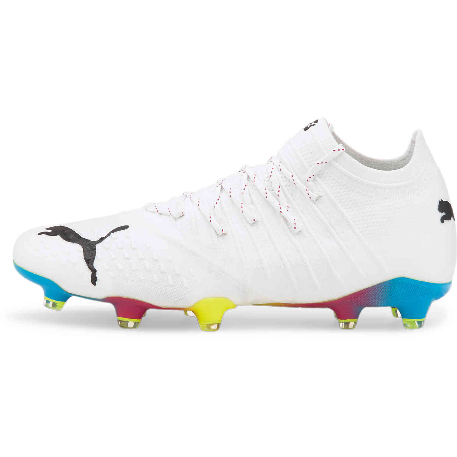 Puma Future 1 3 Fg White Ocean Dive With Black Soccer Master