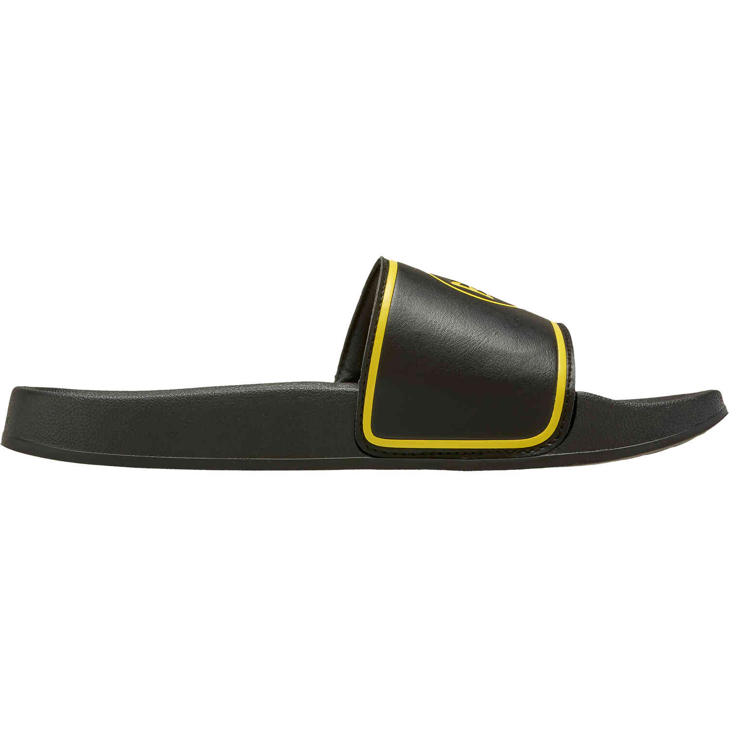 Yellow puma slides sales
