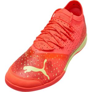 Puma indoor soccer shoes red shop