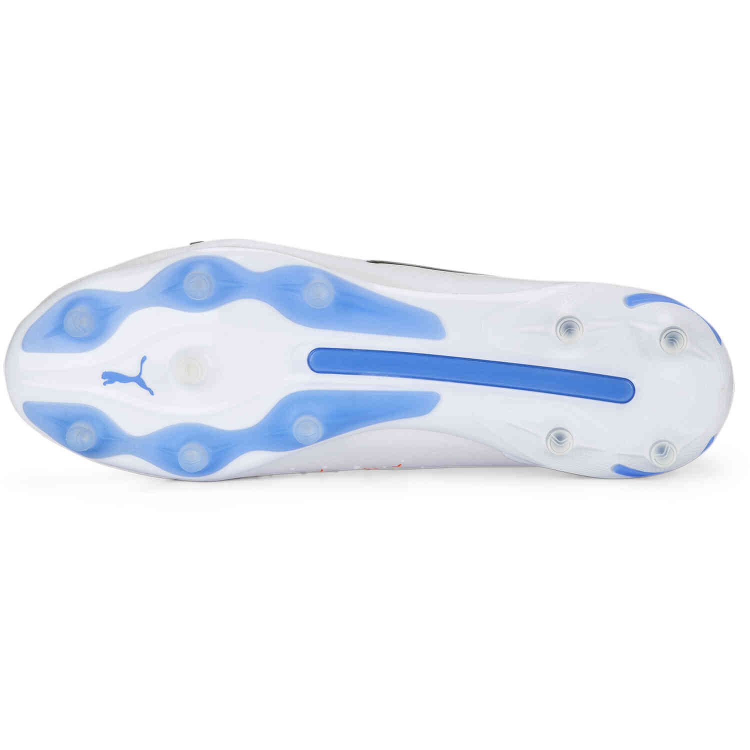 Puma king fg black white blue hot sale