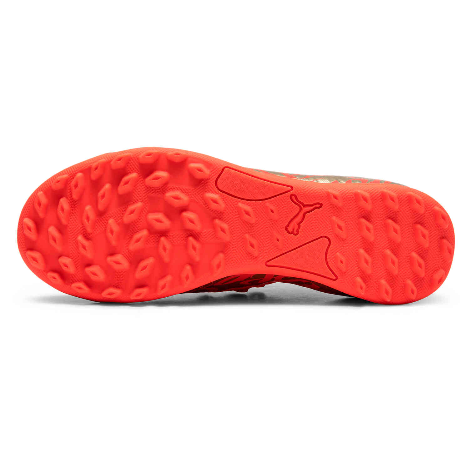 Kids PUMA FUTURE 3.4 TT Neymar Turf Soccer Shoes Fiery Coral