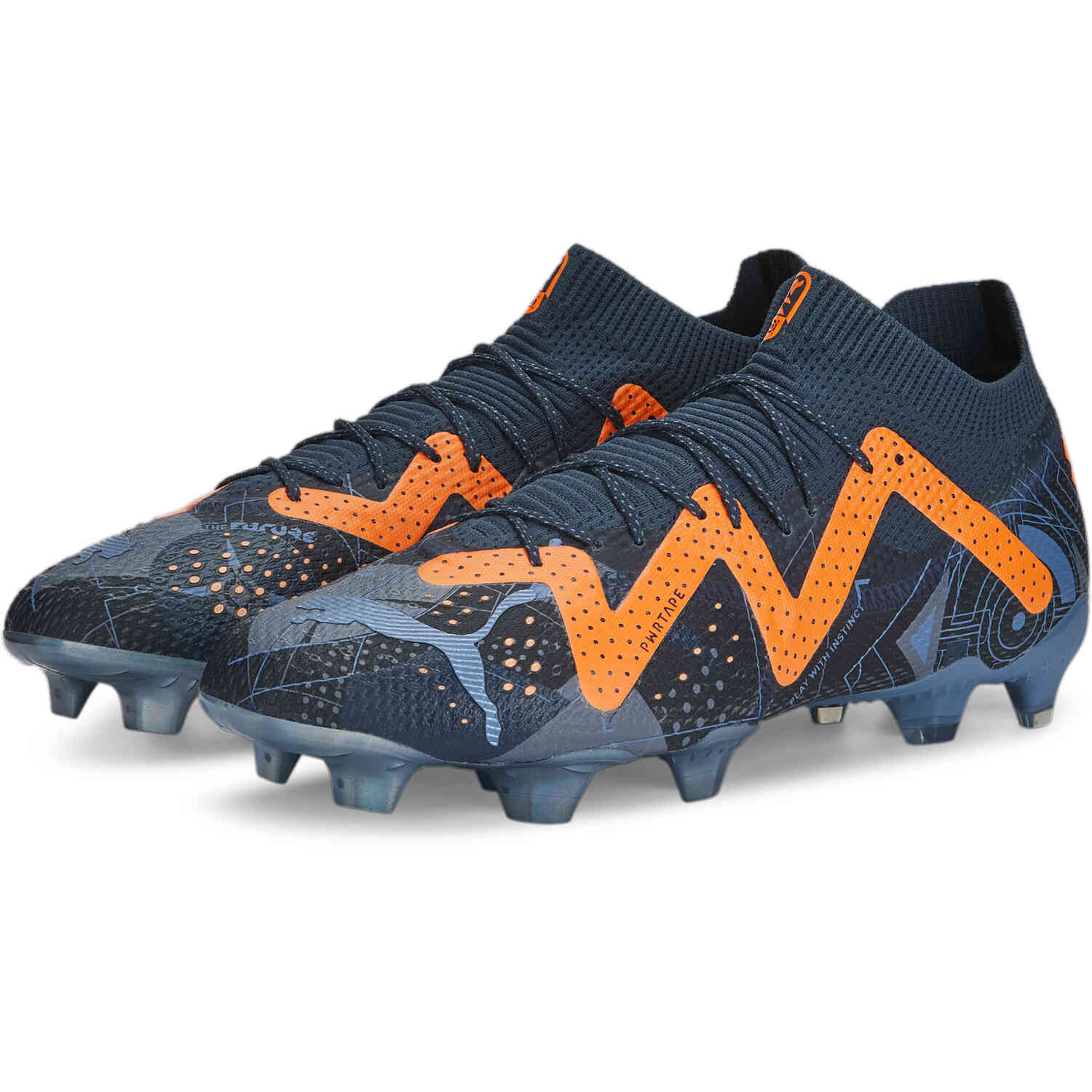 Puma future orange and top black