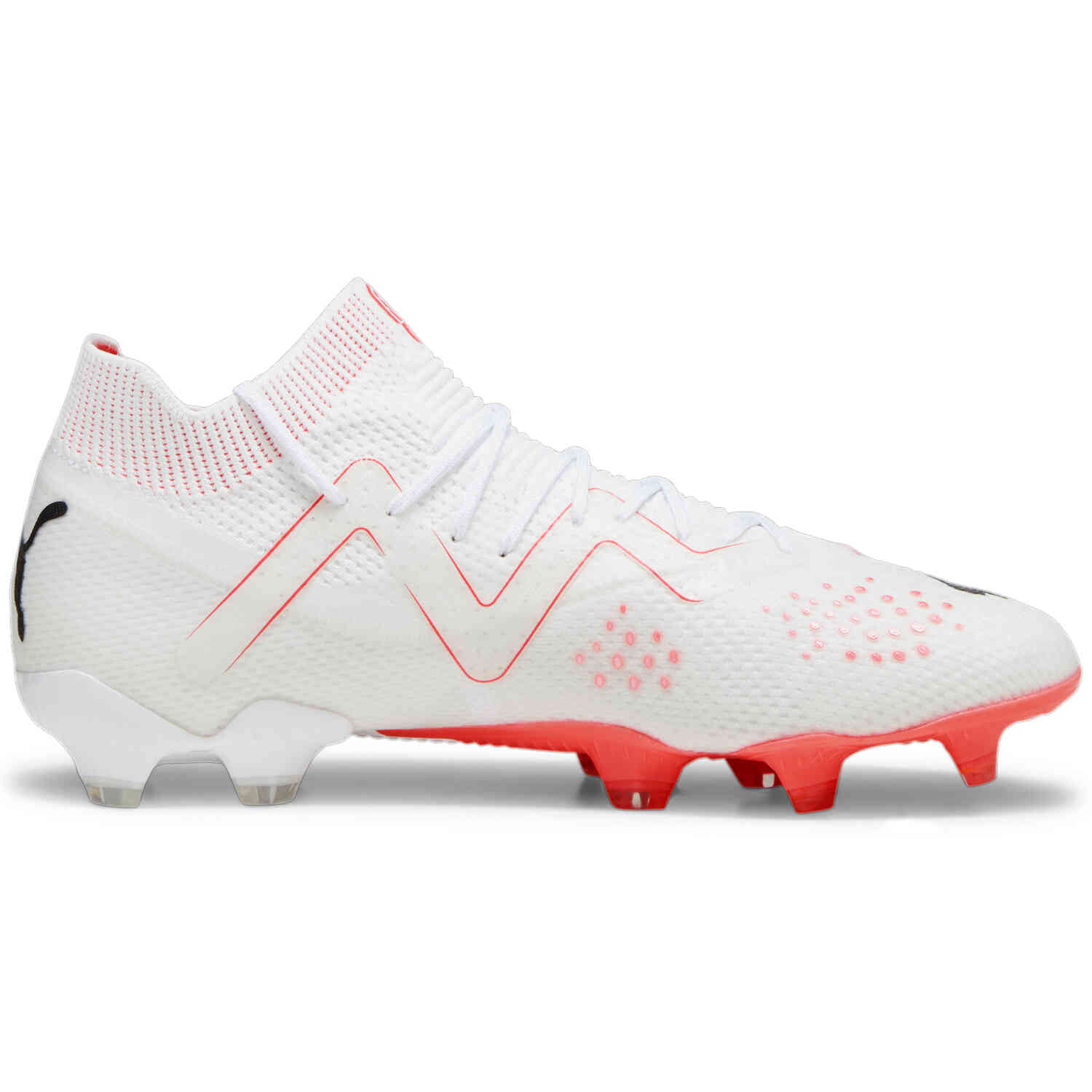 PUMA FUTURE ULTIMATE FG/AG Soccer Cleats - White, Black & Fire Orchid -  Soccer Master