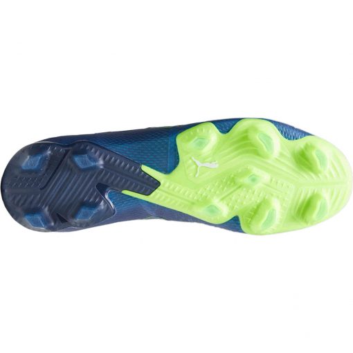 PUMA Future Ultimate FG/AG Soccer Cleats - Persian Blue, White & Pro Green - Image 6
