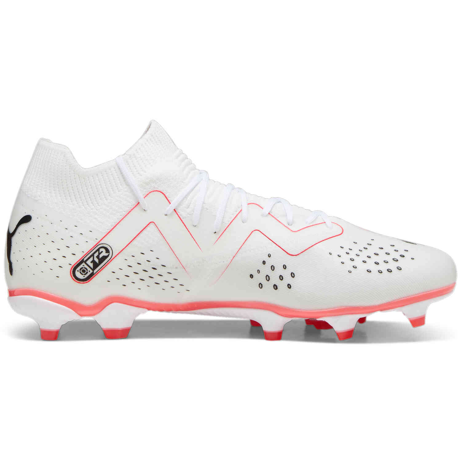 PUMA FUTURE ULTIMATE FG/AG Soccer Cleats - White, Black & Fire Orchid -  Soccer Master