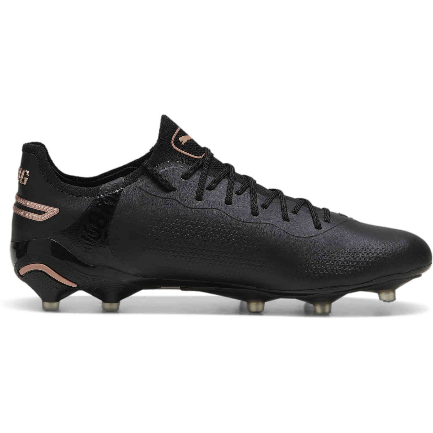 PUMA King Ultimate FG/AG Soccer Cleats - Puma Black & Copper Rose