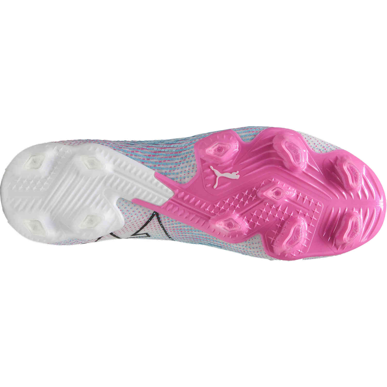 Puma Women's Future Ultimate Firm Ground Cleats - White /  Pink