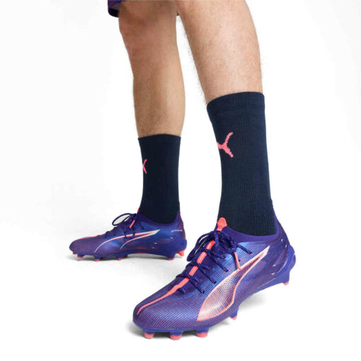 Puma Ultra 5 Ultimate FG - Lapis Lazuli & Puma White with Sunset Glow - Image 7