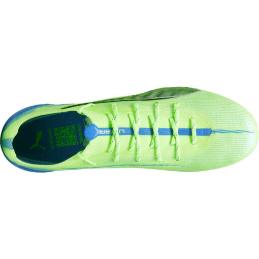 Puma Ultra 5 Ultimate FG - Fizzy Apple & Puma White with Bluemazing - Image 5