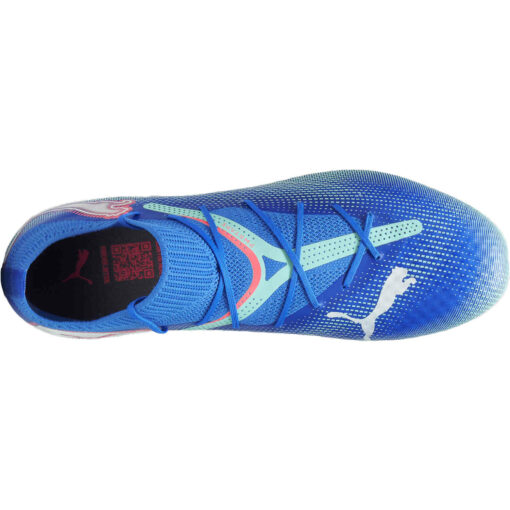 Puma Future 7 Pro FG - Bluemazing & Puma White with Electric Peppermint - Image 5