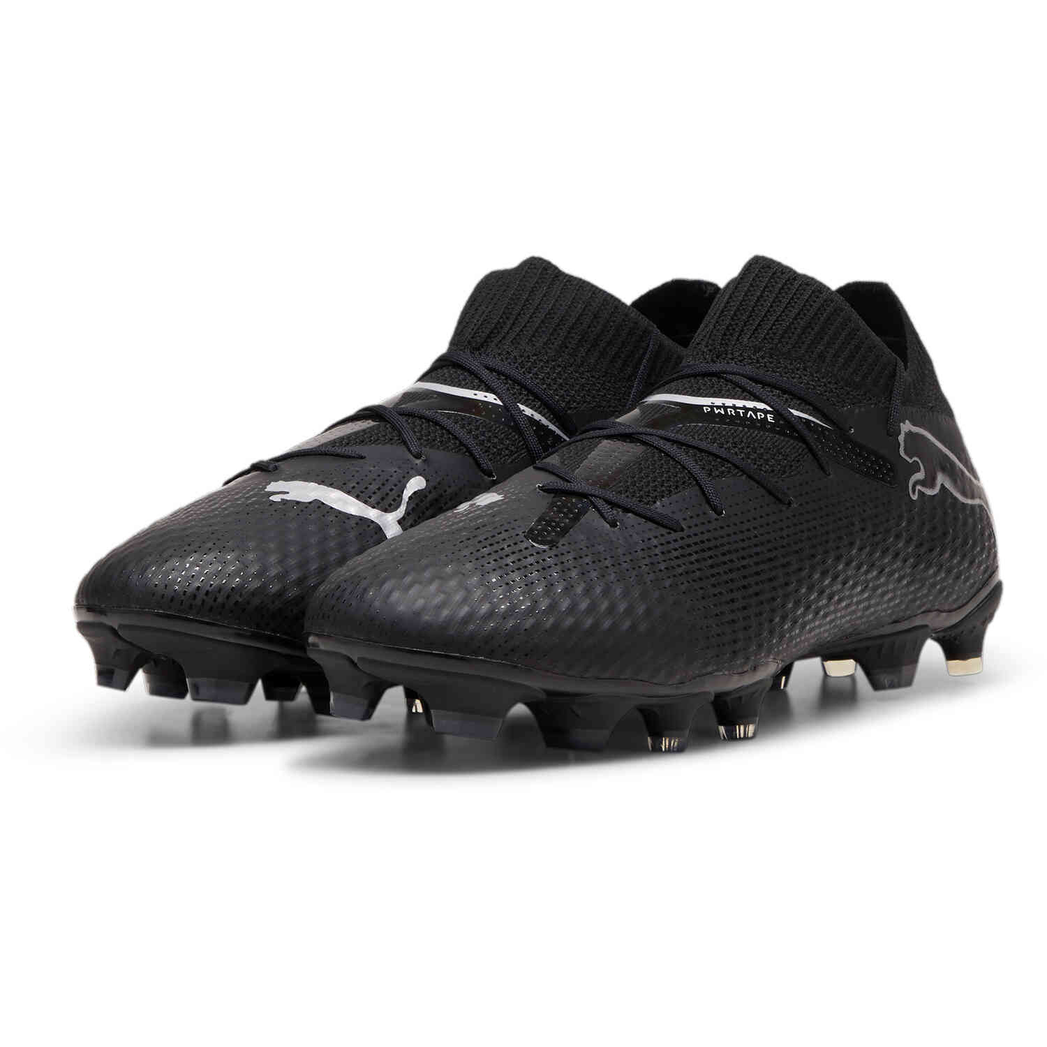 Puma Future 7 Pro FG Puma Black Puma Silver with Shadow Gray Soccer Master