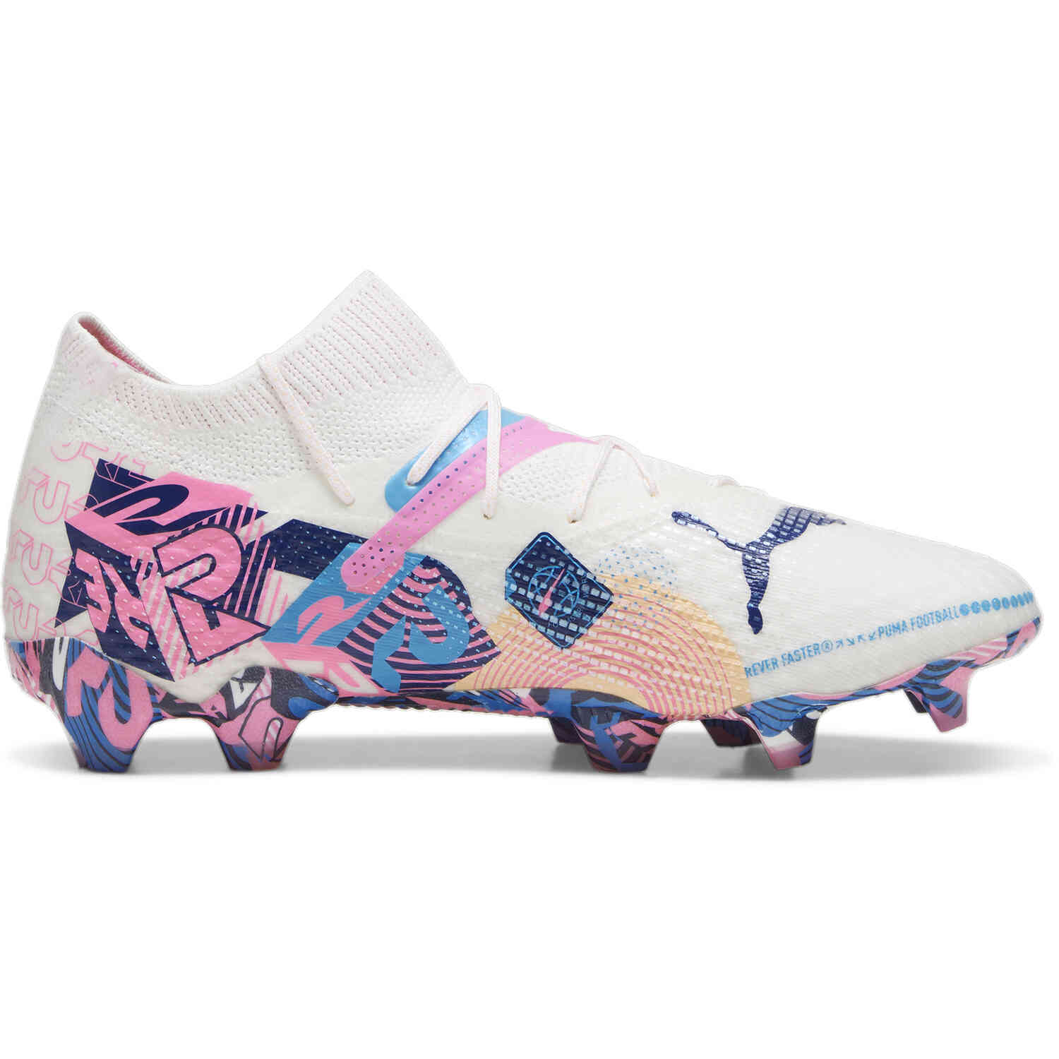 Pink and blue puma boots for sale clearance
