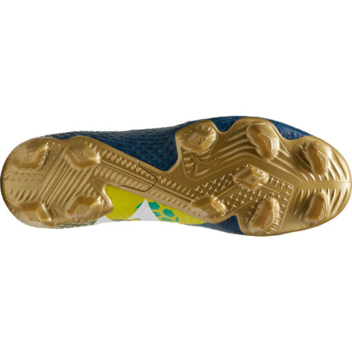 Puma Future 7 Ultimate BNA FG Firm Ground - Sailing Blue & Marine Blue with Pele Yellow with Grassy Green with Gold - Image 6