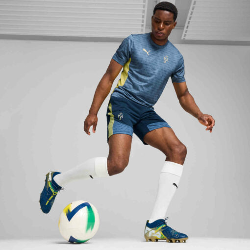 Puma Future 7 Ultimate BNA FG Firm Ground - Sailing Blue & Marine Blue with Pele Yellow with Grassy Green with Gold - Image 7