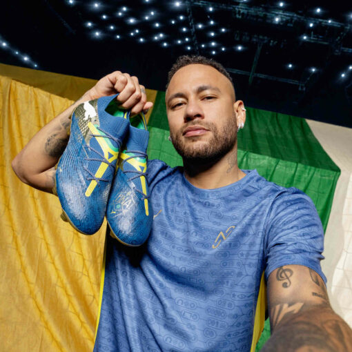 Puma Future 7 Ultimate BNA FG Firm Ground - Sailing Blue & Marine Blue with Pele Yellow with Grassy Green with Gold - Image 8