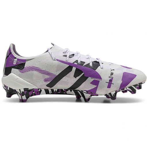 PUMA Ultra 5 Ultimate FG - Puma White & Pure Magenta with Feather Gray with Puma Black - Image 3