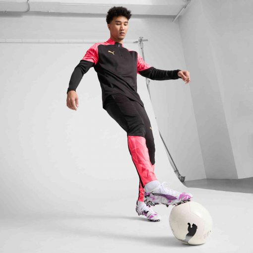 PUMA Ultra 5 Ultimate FG - Puma White & Pure Magenta with Feather Gray with Puma Black - Image 8