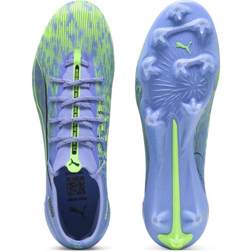 PUMA Ultra 5 Ultimate FG - Elektro Purple & Green Glare with Puma Black - Image 6