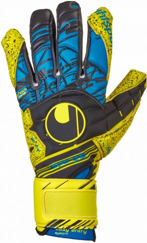 Uhlsport Eliminator Supergrip HN Goalkeeper Gloves Fluo Yellow