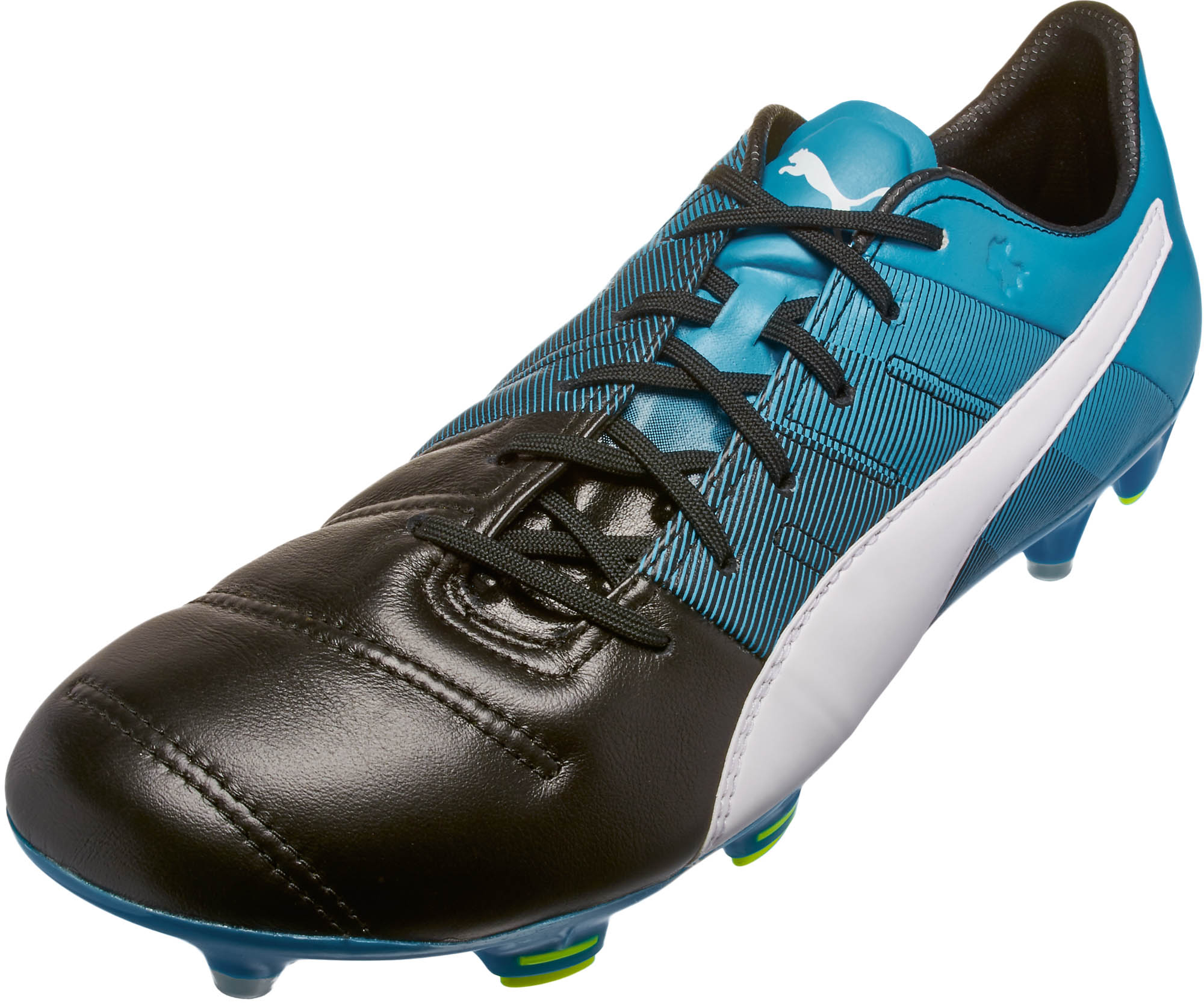 PUMA evoPOWER 1.3 FG - Leather - Black 