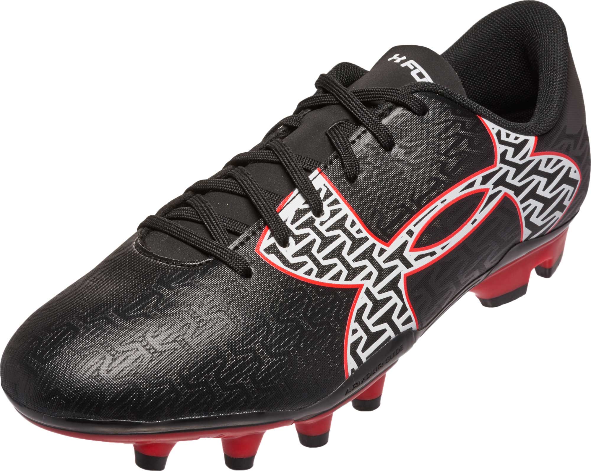 under armour soccer cleats black