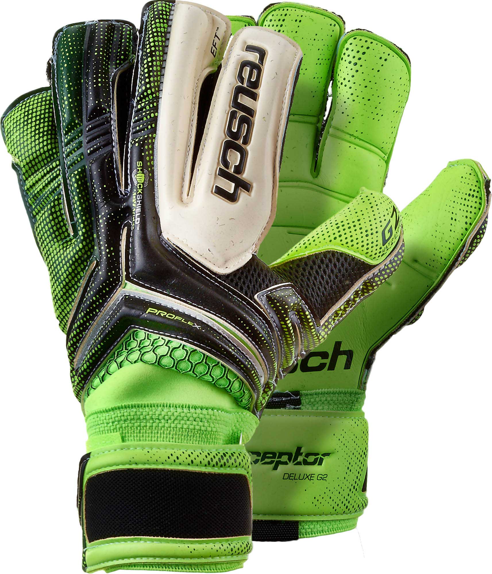 Goalkeeper Gloves Black/Green Size 4 