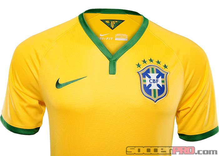 Nike Brazil Home Jersey World Cup 2014 - Soccer Master