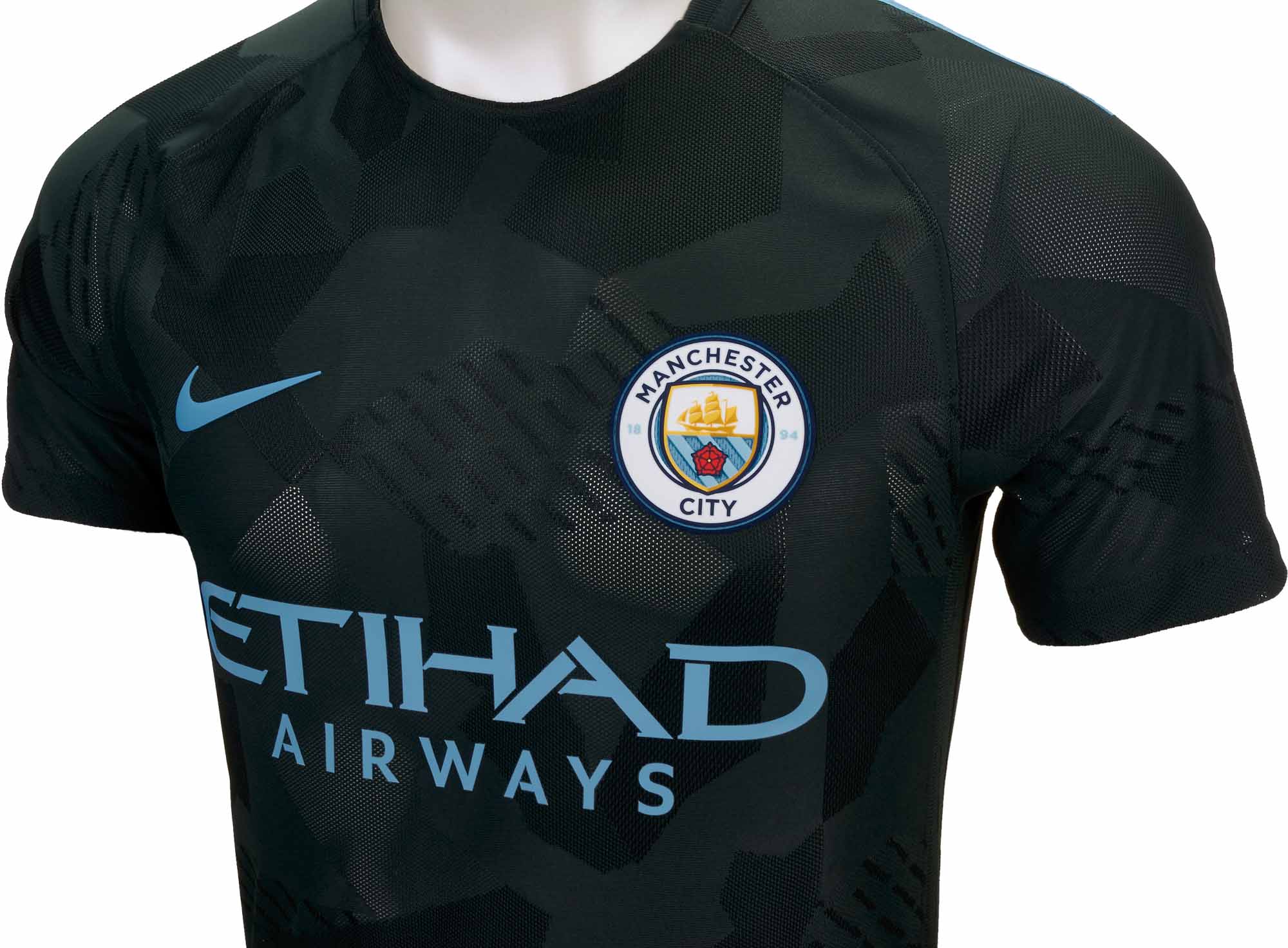 Nike Manchester City 2017-18 Third Authentic Match Jersey
