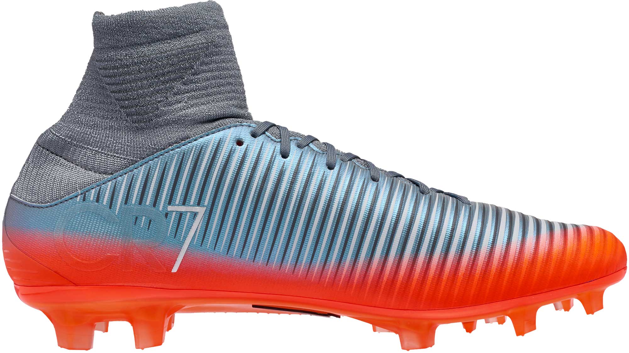 Nike Mercurial Veloce III DF FG Cleats - CR7 - Cool Grey & Metallic Hematite Soccer Master