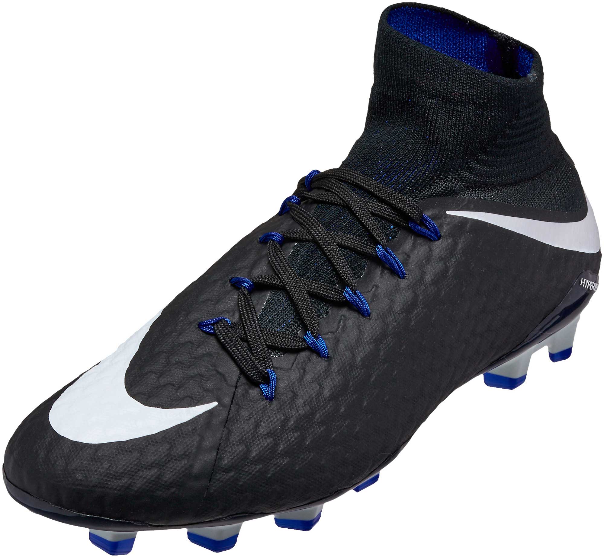 Nike Hypervenom Phatal III DF Soccer Cleats - Black & White - Soccer Master