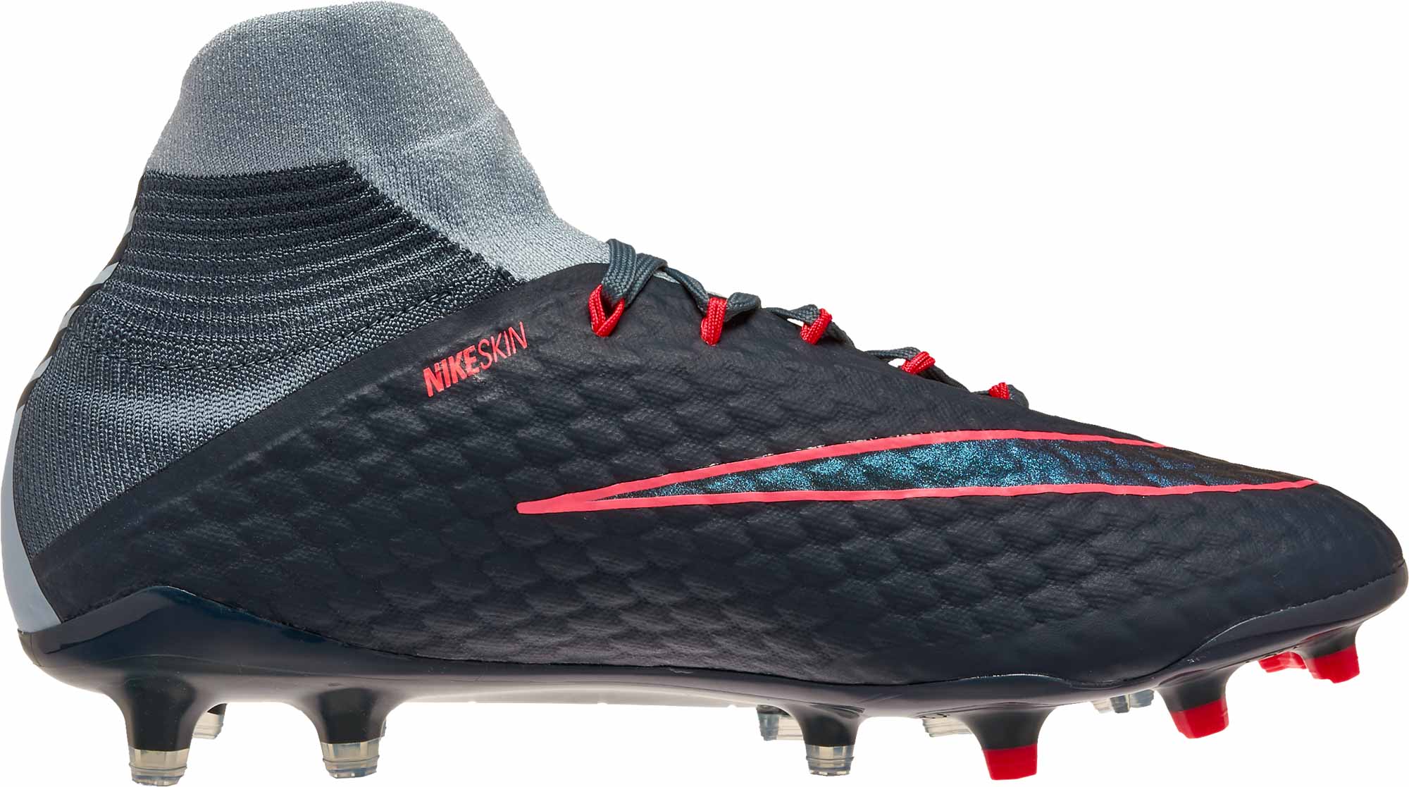 Nike Hypervenom Phatal III DF FG Soccer Cleats - Light Armory Blue \u0026 Armory Navy - Soccer Master