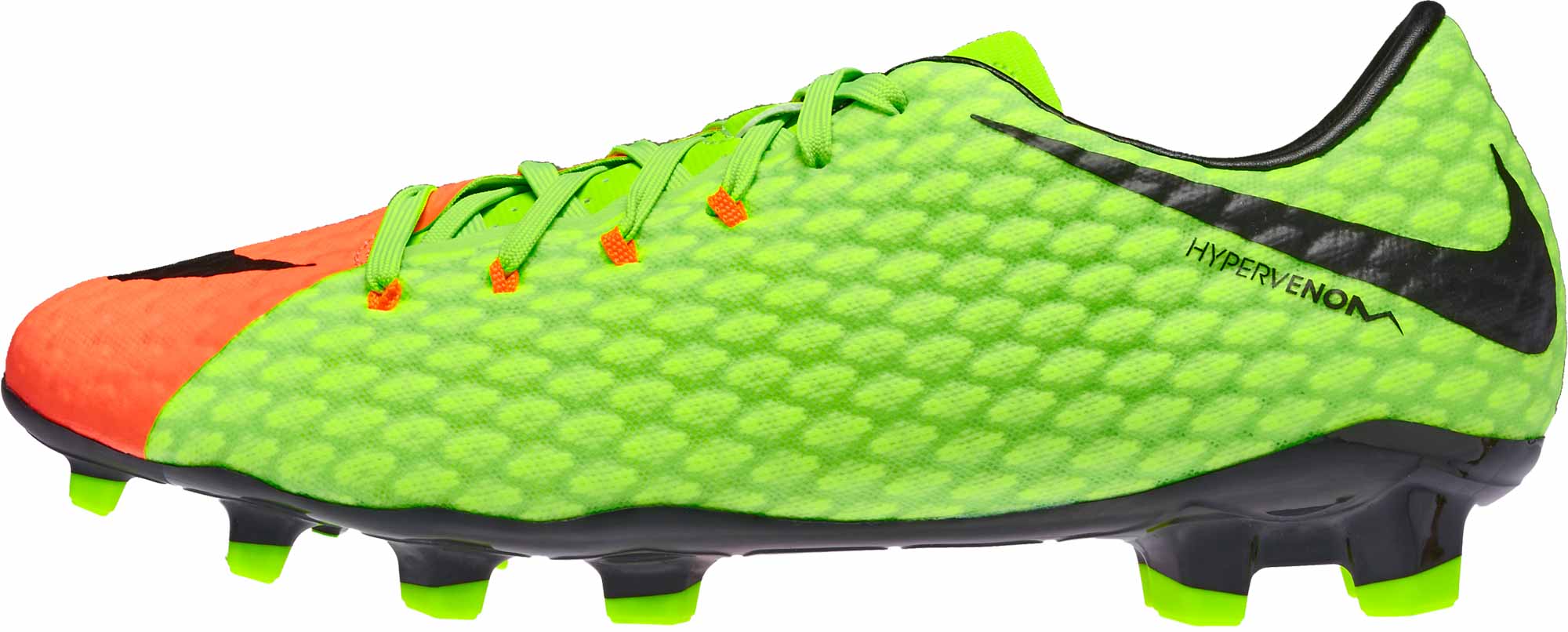 Geaccepteerd verkoopplan vanavond Nike Hypervenom Phelon III FG Soccer Cleats - Electric Green & Hyper Orange  - Soccer Master