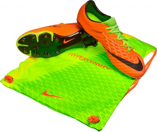 Hypervenom Phantom FG Soccer Cleats - Electric Green & Hyper Orange - Soccer Master