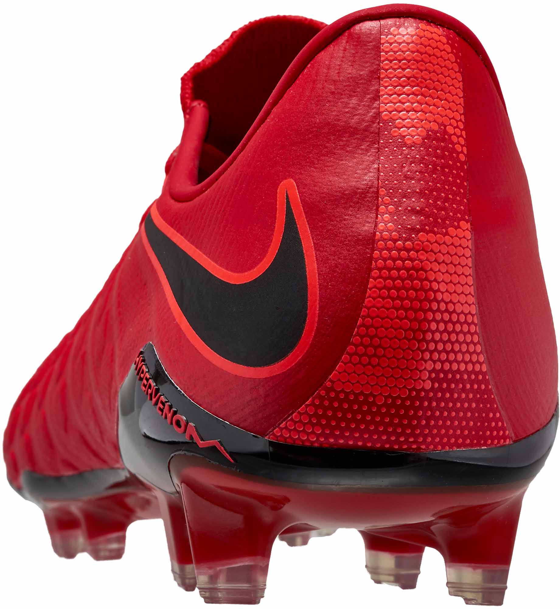 red hypervenom cleats