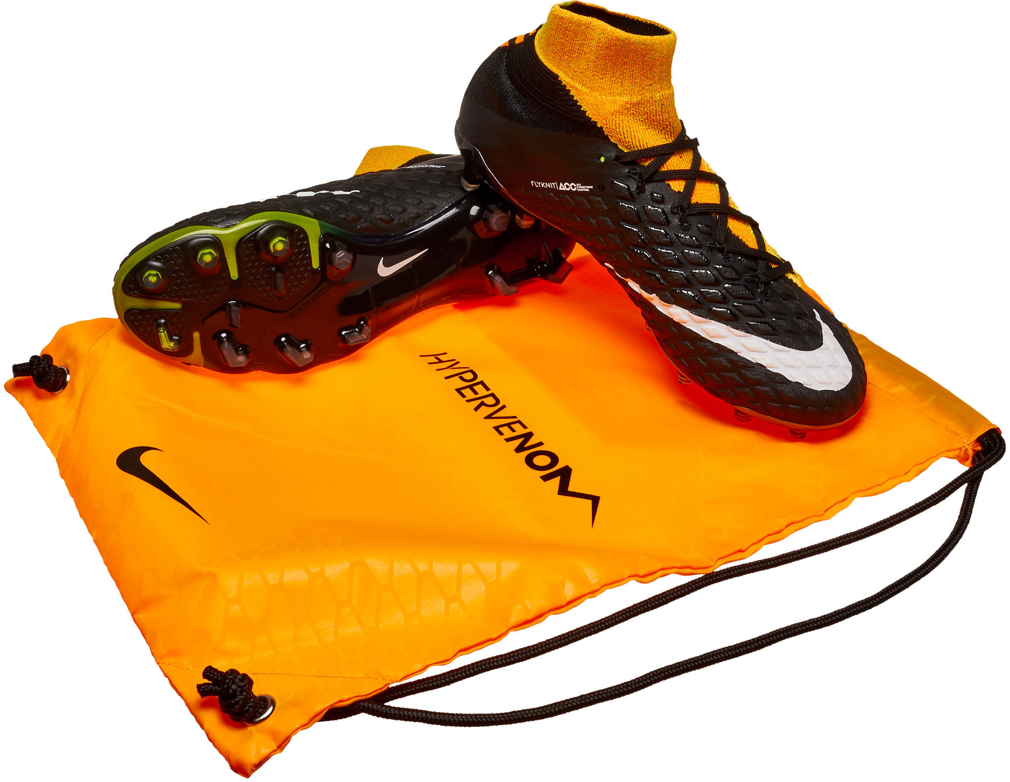 nike hypervenom phantom 1 orange and black for sale