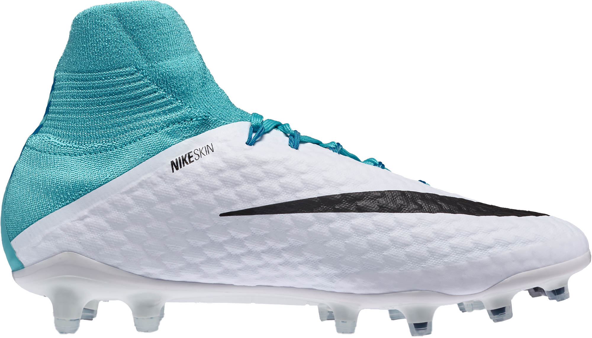 Nike Hypervenom Phatal III DF FG Soccer Cleats - White & Photo Blue ...