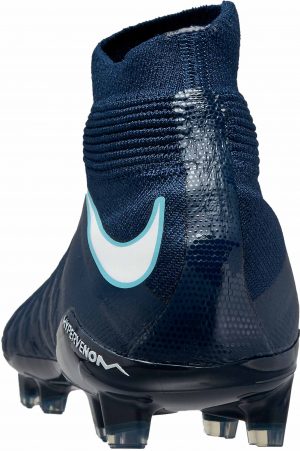 Nike Kids Hypervenom Phantom III FG Obsidian White Soccer Master