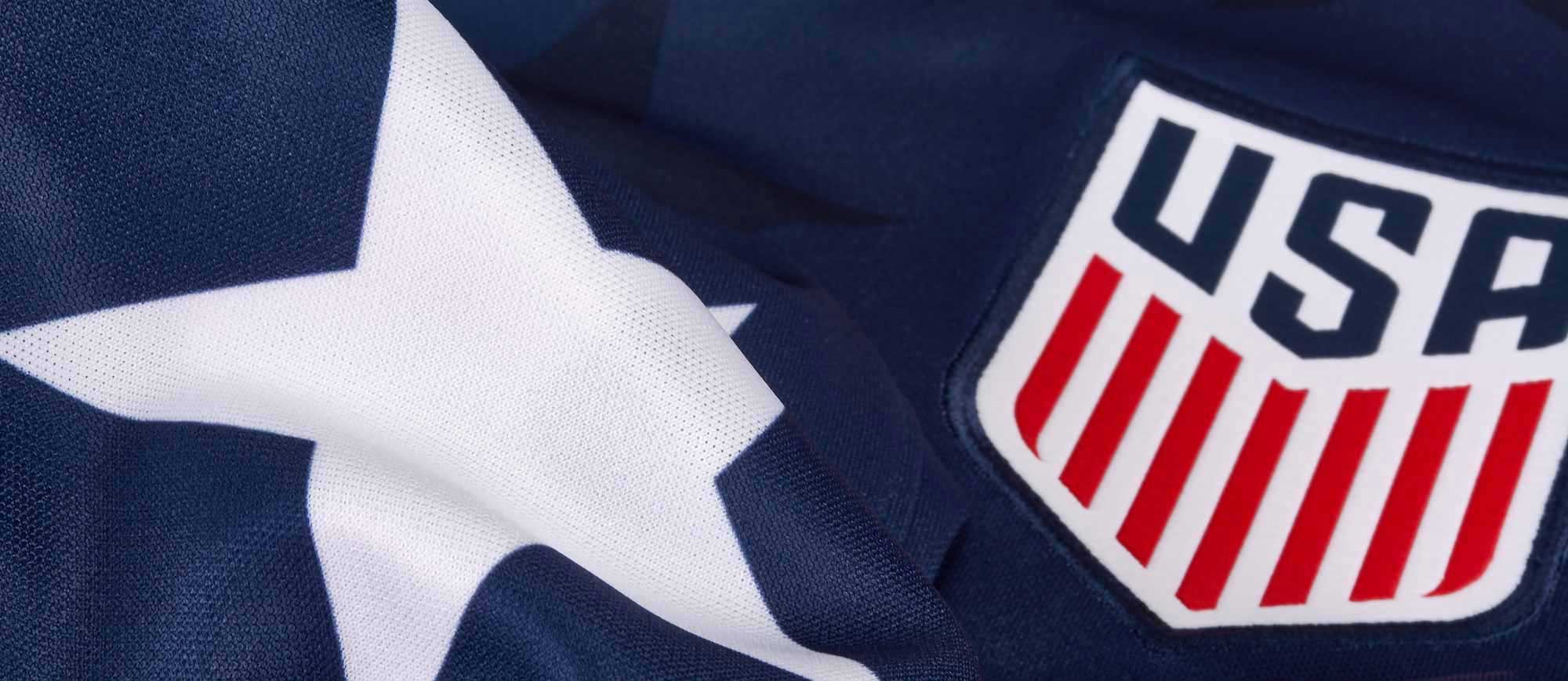 Nike USA Gold Cup Pre Match Top Midnight Navy University Red